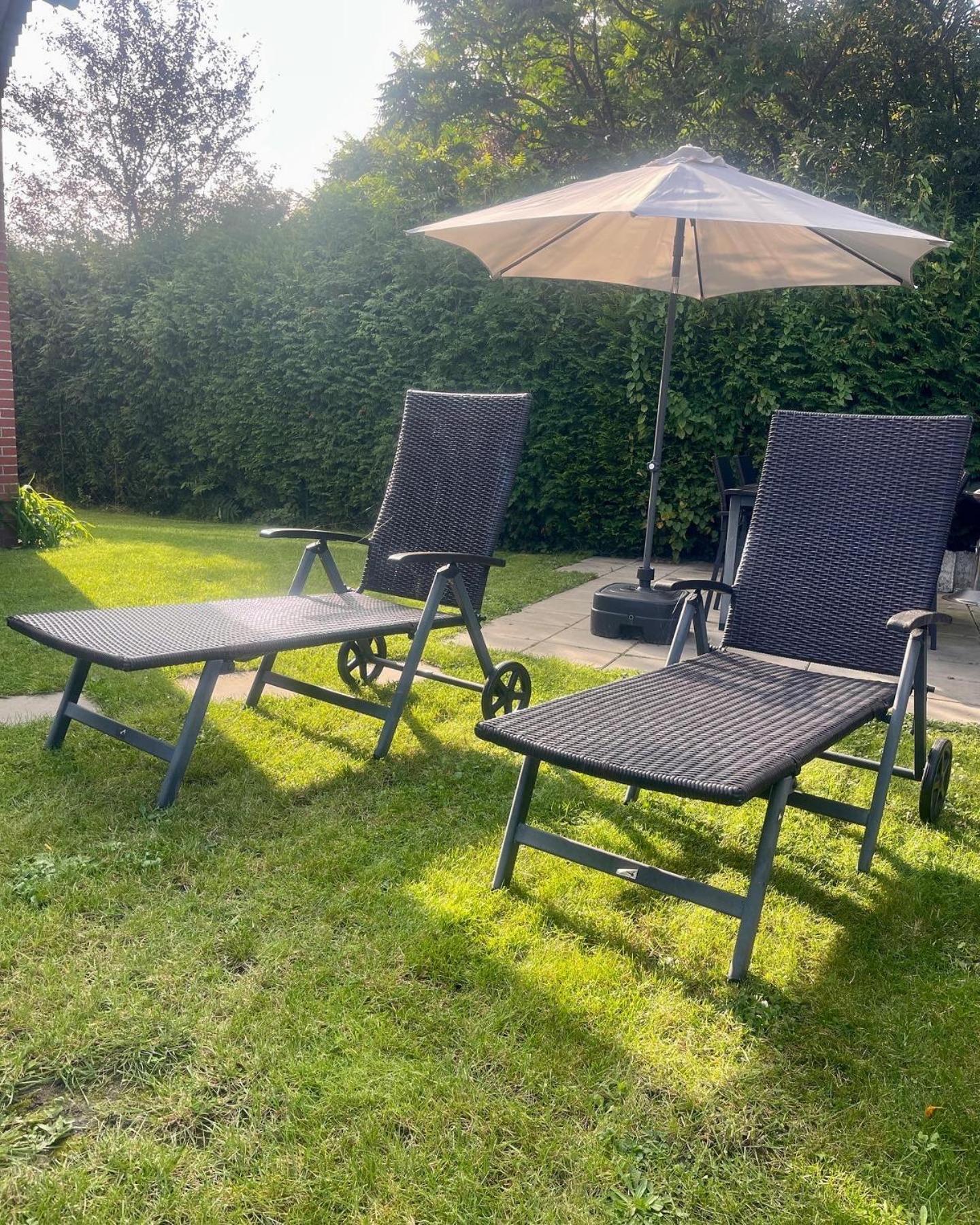 Gemütliche Ferienwohnung Nesco mit eingezäunten Garten Aurich Exterior foto